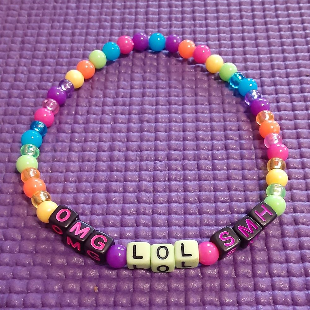Social Media Acronym Ankle Band